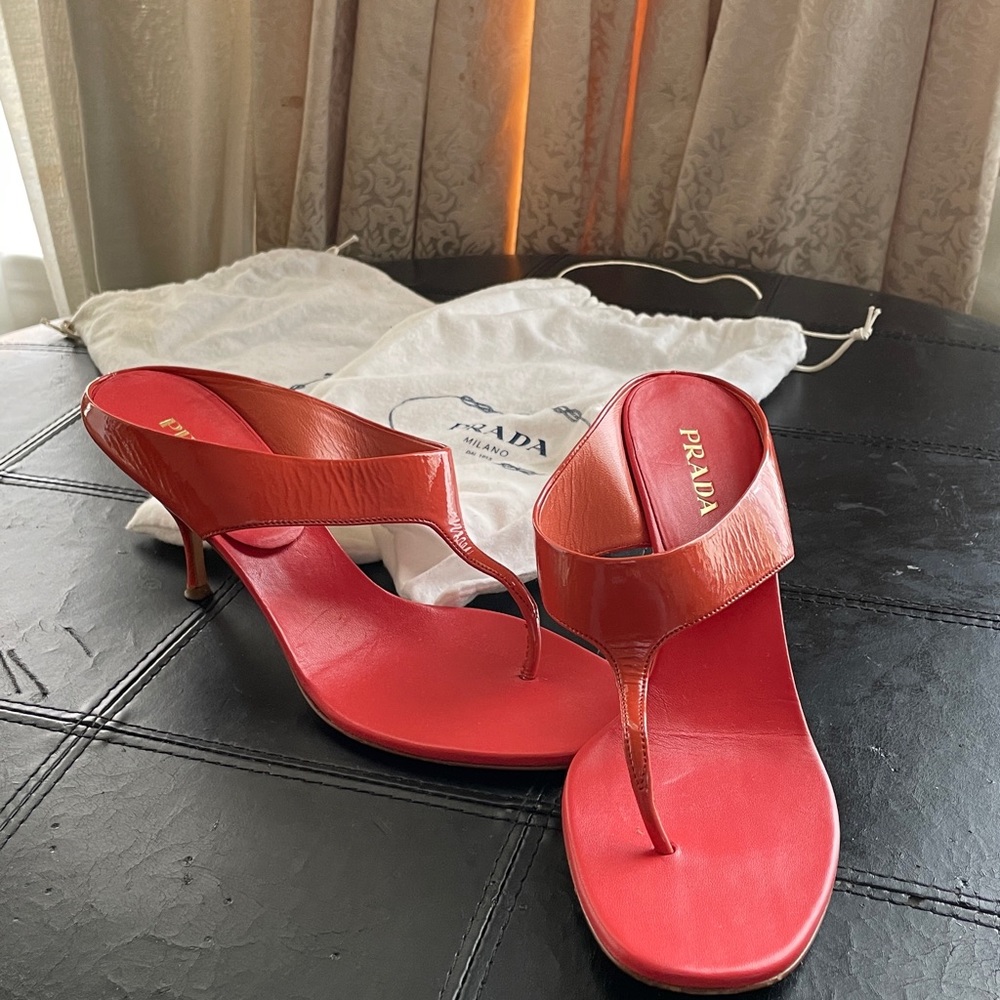 Cute 3inch Y2K inspired Prade heels!